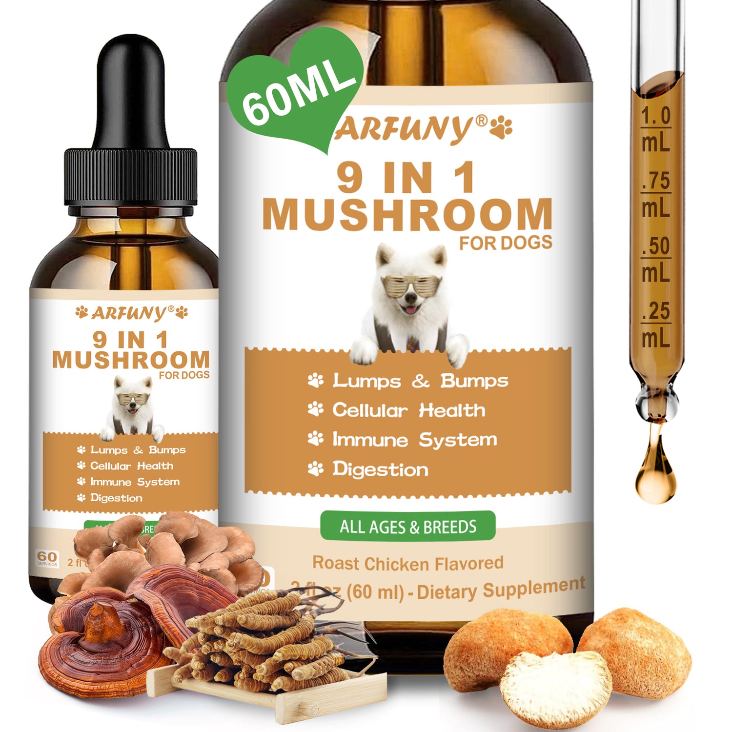 9 In 1 Mushroom Liquid Drops