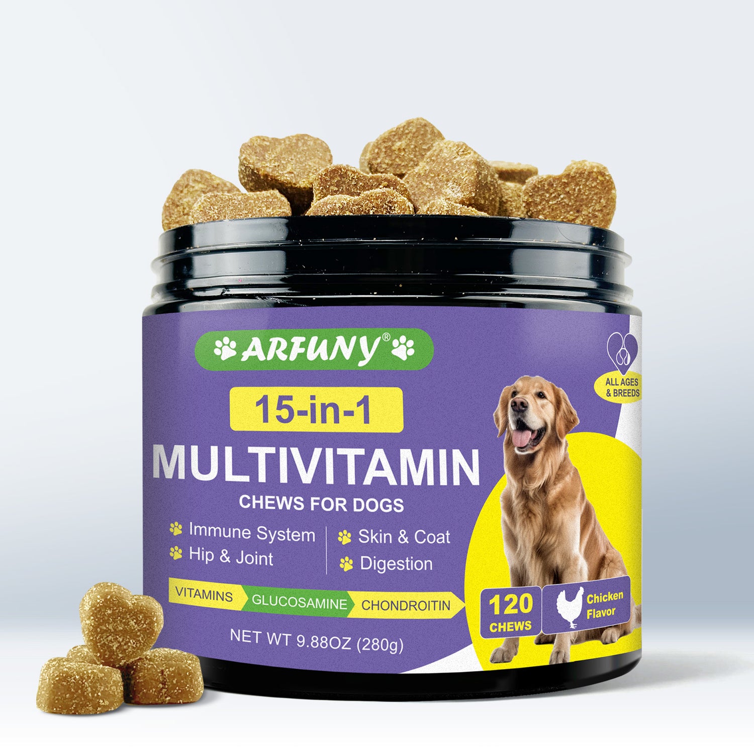15 in 1 Dog Multivitamin Chews