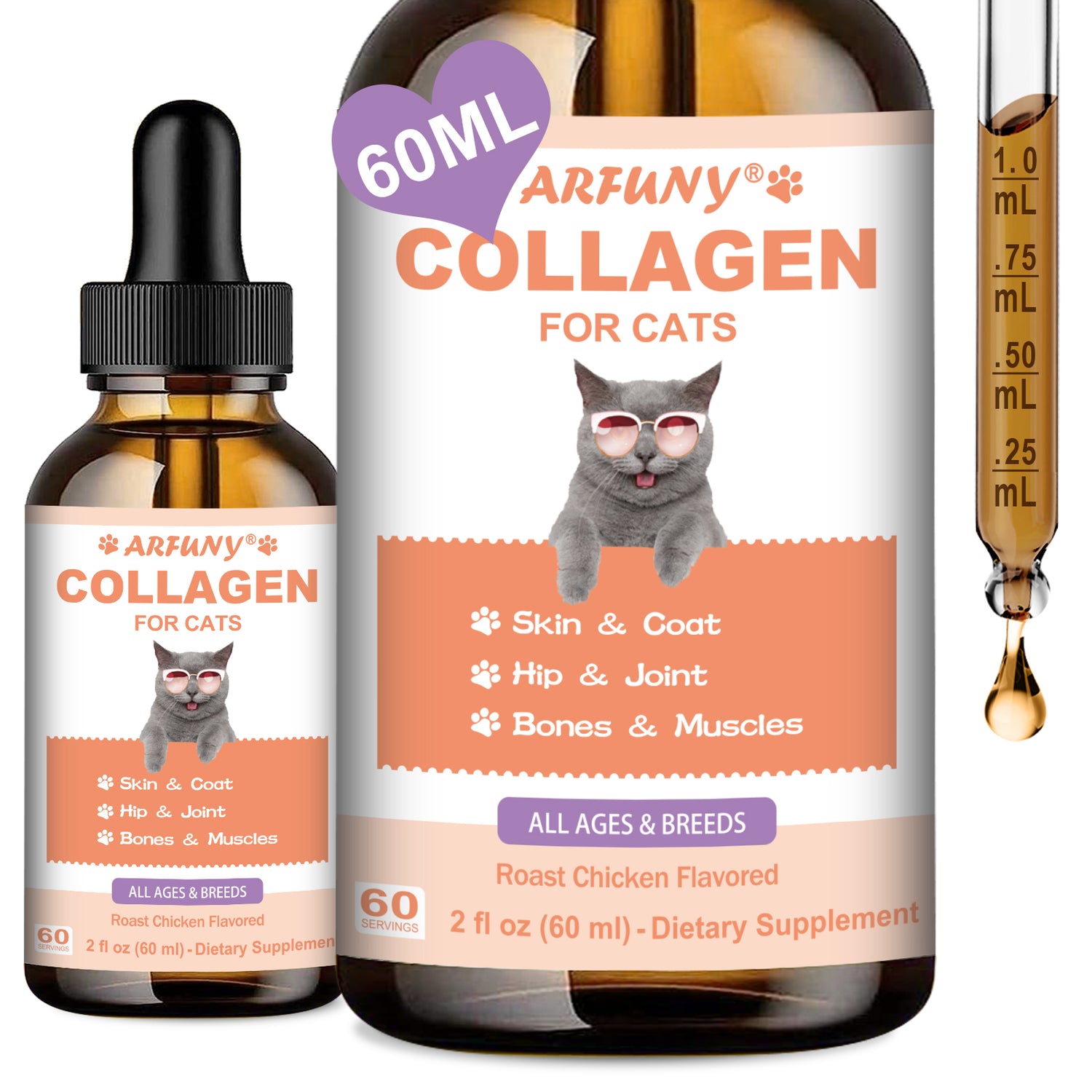 Collagen Liquid Drops for Cat