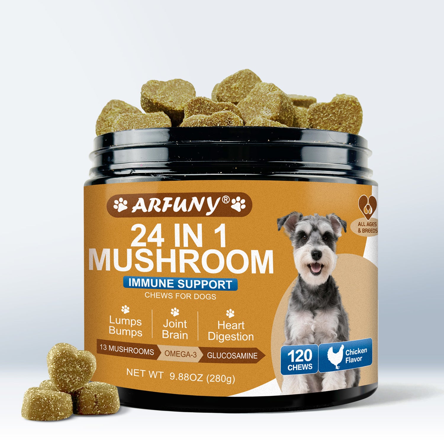 24 In 1  Mushroom Chews